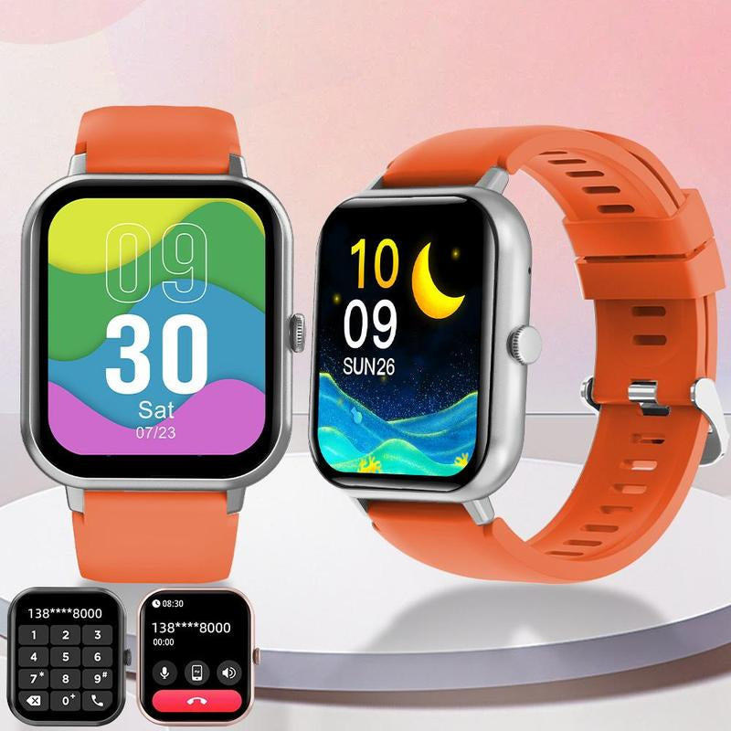 1.83" Touch Screen Smart Watch, Digital Fitness Watches with Call Function & 100+ Sports Modes, Multifunctional Electronic Fitness Watch, Smartwatch Watch, Wearable, Waterproof Smartwatch, Custom Wristwatch